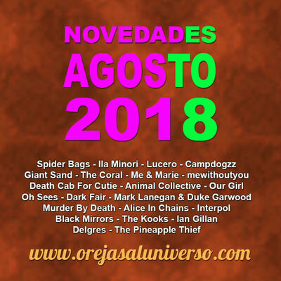 Novedades Agosto 2018