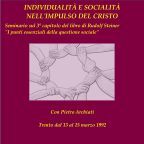 INDIVIDUALITÀ E SOCIALITÀ NELL'IMPULSO DEL CRISTO - O.O. 23, Cap.3