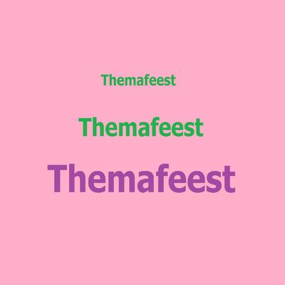 Themafeest