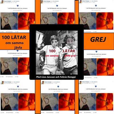 100 låtar om samma jävla grej