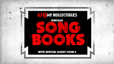 Vintage KISS Songbooks & Sheet Music with John 5