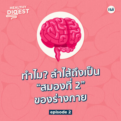 Healthy Digest EP2 | ทำไม? ลำไส้ถึงเป็น “สมองที่ 2” ของร่างกาย