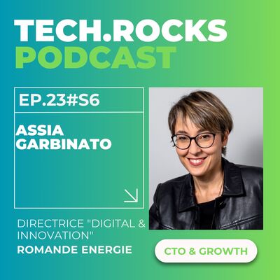 Le leadership tech selon Assia : Humilité, résilience et innovation - Assia GARBINATO (Romande Energie) & Yann ALBOU (Sokube) - #S06EP23