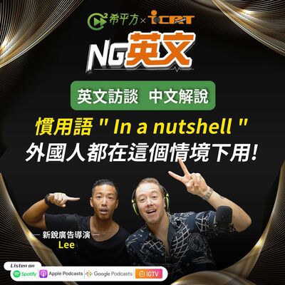 #211 慣用語 " In a nutshell " 意思是？外國人都在這個情境下用它！