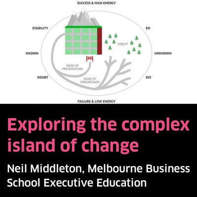 Exploring the complex island of change