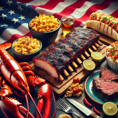 La maravillosa gastronomía de los Estados Unidos