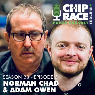 The Chip Race - S23E6 - Norman Chad Adam Owen Aaron Barone Ivonne Montealegre