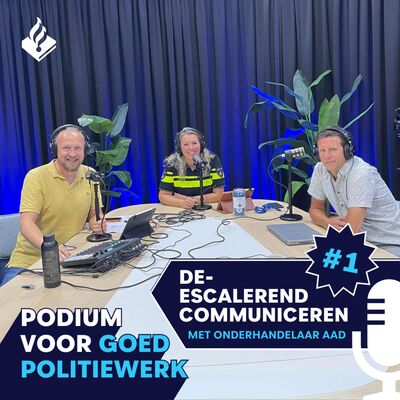 Podium voor Goed Politiewerk S06E09: De-escalerend communiceren met politieonderhandelaar Aad; deel 1