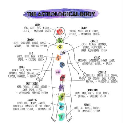 EP 97｜你的身體元氣勒斯嘎？...身體器官部位與星座行星的關係。