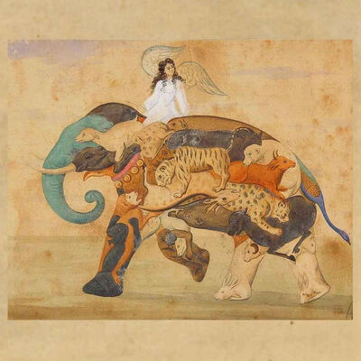 #113 las pinturas compuestas mughal y persas