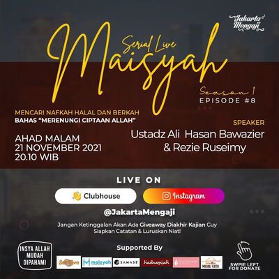 MERENUNGI CIPTAAN ALLAH [SERIAL MAISYAH EPS.8] w/ Ustadz Ali Hasan Bawazier dan Rezie Ruseimy