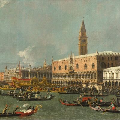 #337 18世紀的威尼斯風景畫憑什麼賣13億?! - 卡納萊托《威尼斯：耶穌升天日總督駁船返航》
