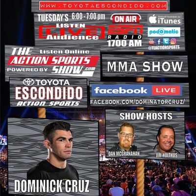 The Action Sports Show MMA NIGHT with Dominick cruz