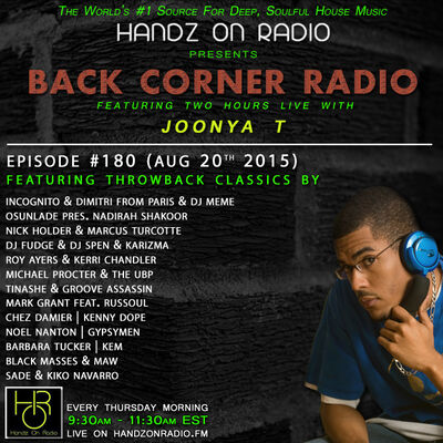BACK CORNER RADIO [EPISODE #180] #TBT (AUG 20. 2015)