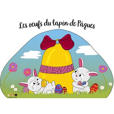 Les Oeufs Du Lapin De Pâques