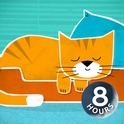 Sons de ronronnements de chat | Bruit blanc pour se détendre (8 heures)
