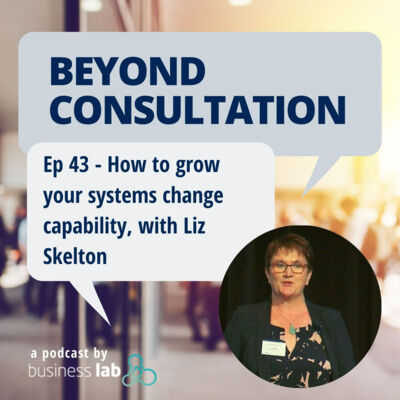 Ep 43 - How to grow your systems change capability, with Liz Skelton