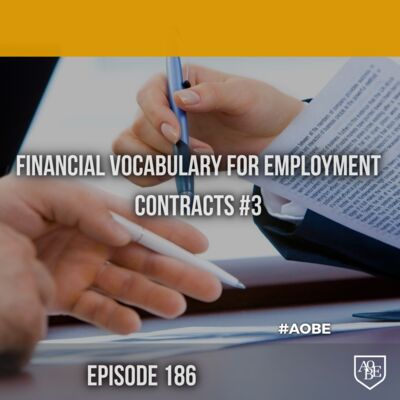 Financial vocabulary for employment contracts part 3