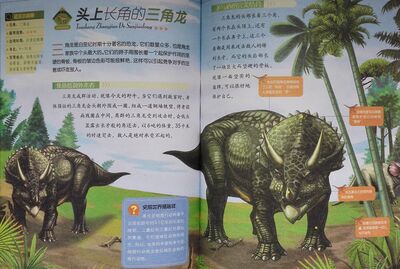 植食恐龙_30头上长角的三角龙