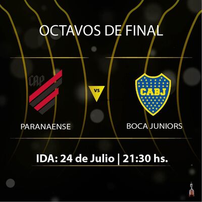 PARANAENSE - BOCA JUNIORS [OCTAVOS: IDA]