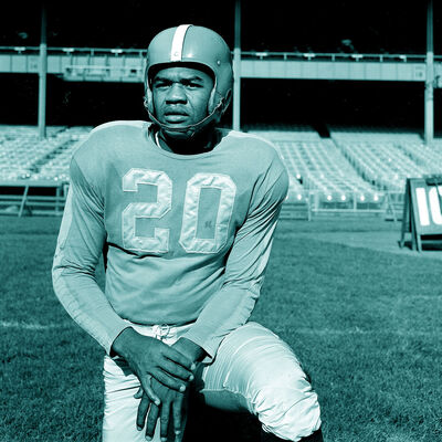 George Taliaferro, the first black player drafted to the NFL