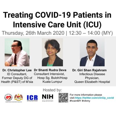 Treating COVID-19 Patients in Intensive Care Unit (ICU)