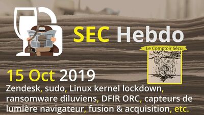 [SECHebdo] 15 Octobre 2019