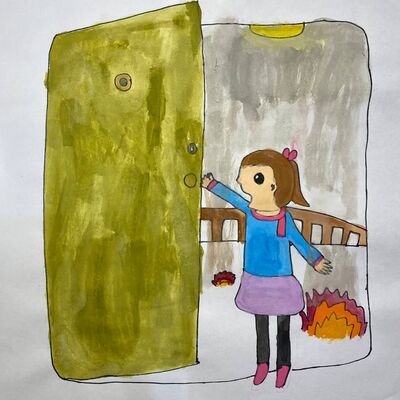 發生火災時，該怎麼辦?