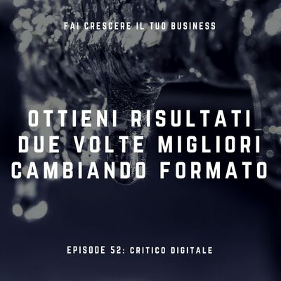 Ottieni risultati due volte migliori cambiando formato