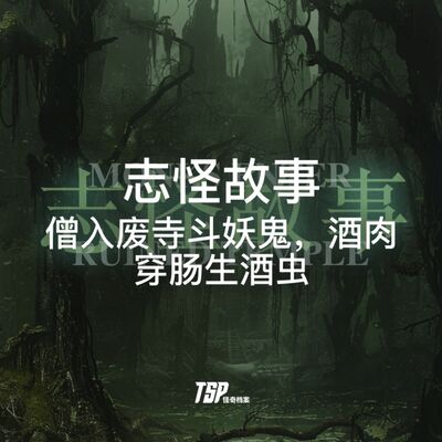 志怪故事：僧入废寺斗妖鬼，酒肉穿肠生酒虫