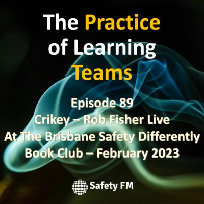Crikey! It's Rob Fisher Live at the Brisbane Safety Differently Bookclub