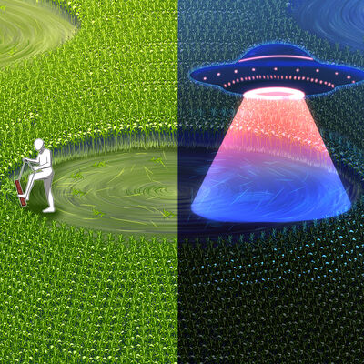 ตอนที่ 4 วงกลมปริศนา (Crop Circle) กลางท้องทุ่ง และคลิปวีดีโอการผ่าเอเลี่ยน เป็นเรื่องจริงหรือไม่ ?