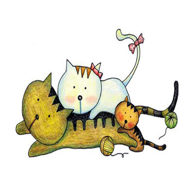 45-小金鱼+大树爷爷+爱打哈欠的猫