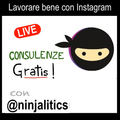 Gestire al meglio un profilo Instagram - con Ninjalitics - Storie di Business [Consulenze Gratis n°1]