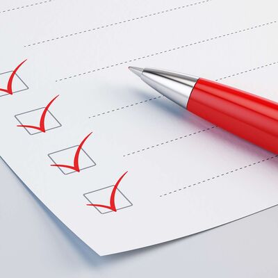 Preventing mistakes by using checklists