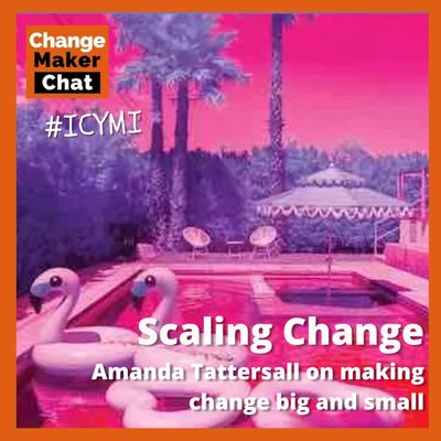 Scaling Change - Amanda Tattersall on making change big and small #ICYMI