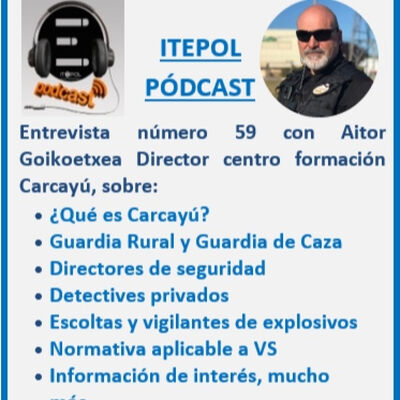 Entrevista número 59 con Aitor Goikoetxea Director centro formación Carcayú