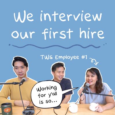We interview our first hire