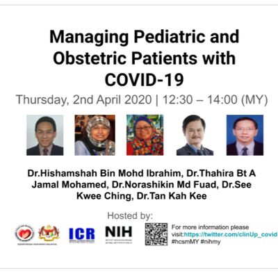 Managing COVID-19 Paediatric and Obstetric Patients