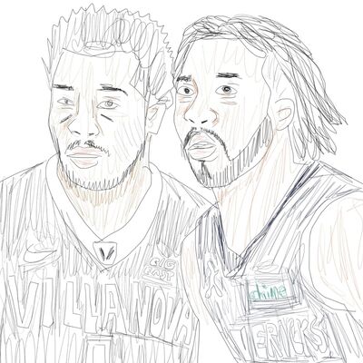 史上最廢插畫家有聲圖文—Jalen Brunson，無懼從後追趕，願成最後贏家。