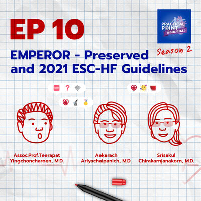 Practical Point ย่อยมาแล้ว Podcast EP 10: EMPEROR-Preserved and 2021 ESC-HF Guidelines