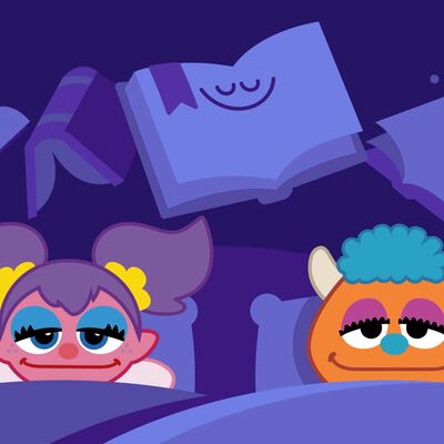 Abby & Rudy in Once Upon a Library