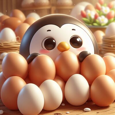 2月企鵝布咕來幫小壽星慶生