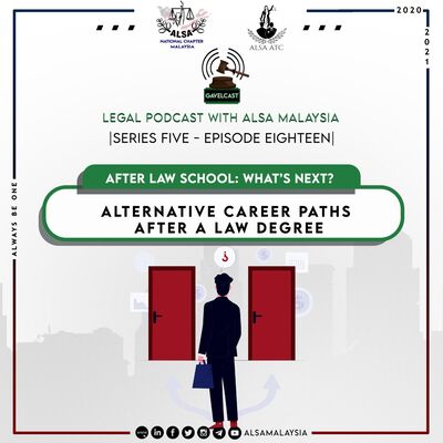 Series 5 Episode 18 - Alternative career paths after a law degree