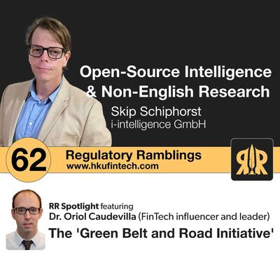 Ep 62: OSINT - A Key Tool for Finance and Compliance and China's Green BRI