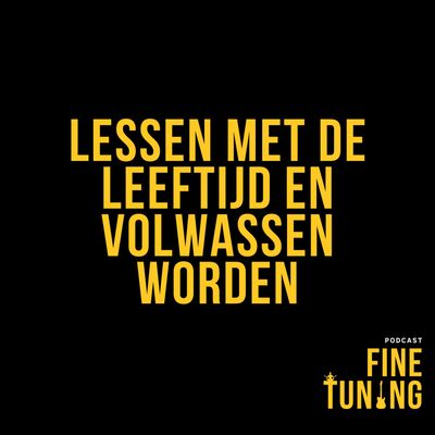 Lessen met de leeftijd en volwassen worden.