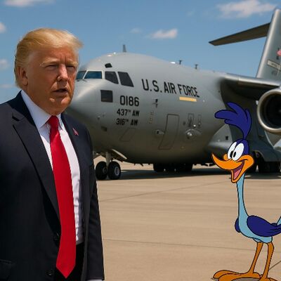 #327 Meep meep! Roadrunner ingevlogen voor Trump