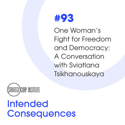 One Woman’s Fight for Freedom and Democracy: A Conversation with Sviatlana Tsikhanouskaya
