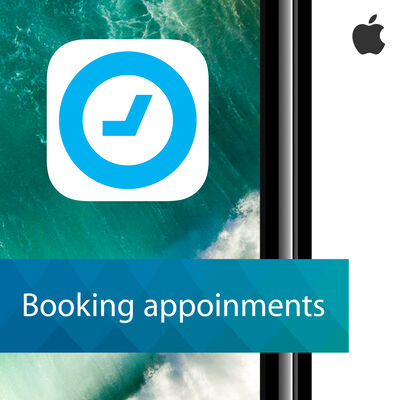 Timely for iPad: Booking appointments