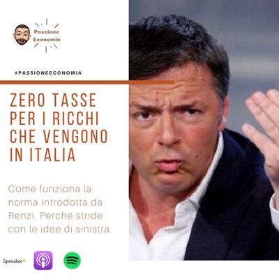Ricco e residente all'estero? Vieni in Italia e paghi 0 tasse!